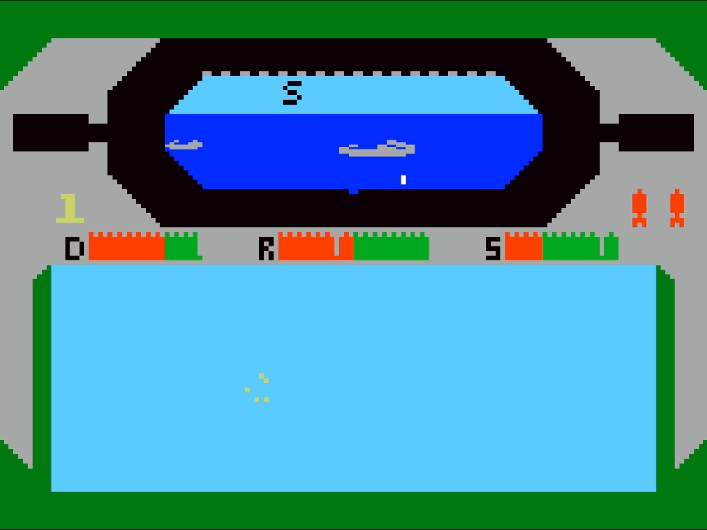 Gameplay of Sub Hunt for Intellivision